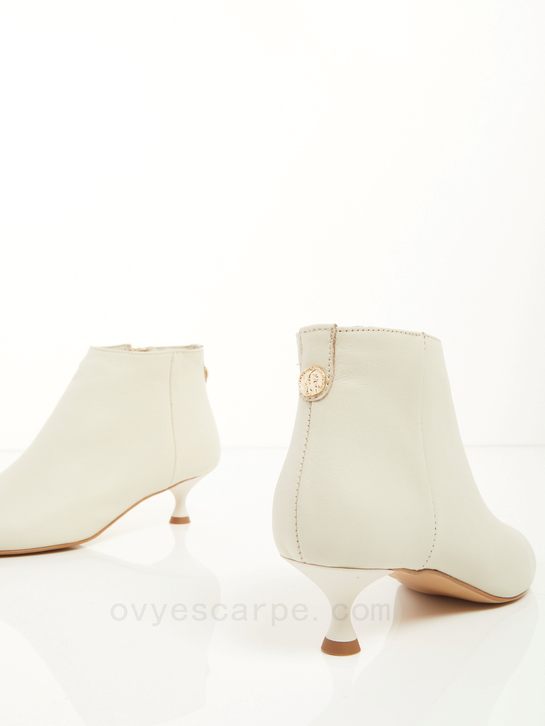 Outlet Online Leather Ankle Boots F08161027-0412